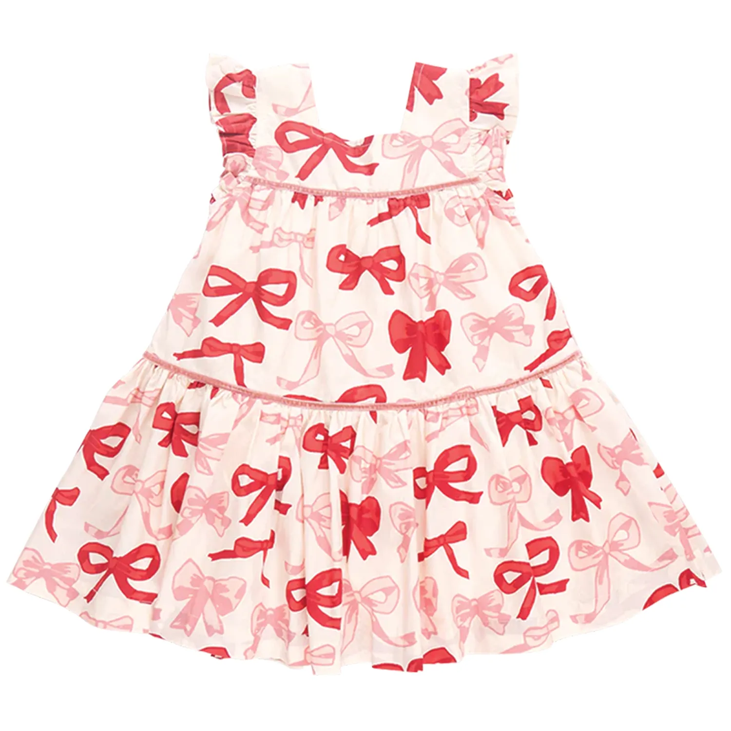 Girls Camelia Dress - Valentine Bows