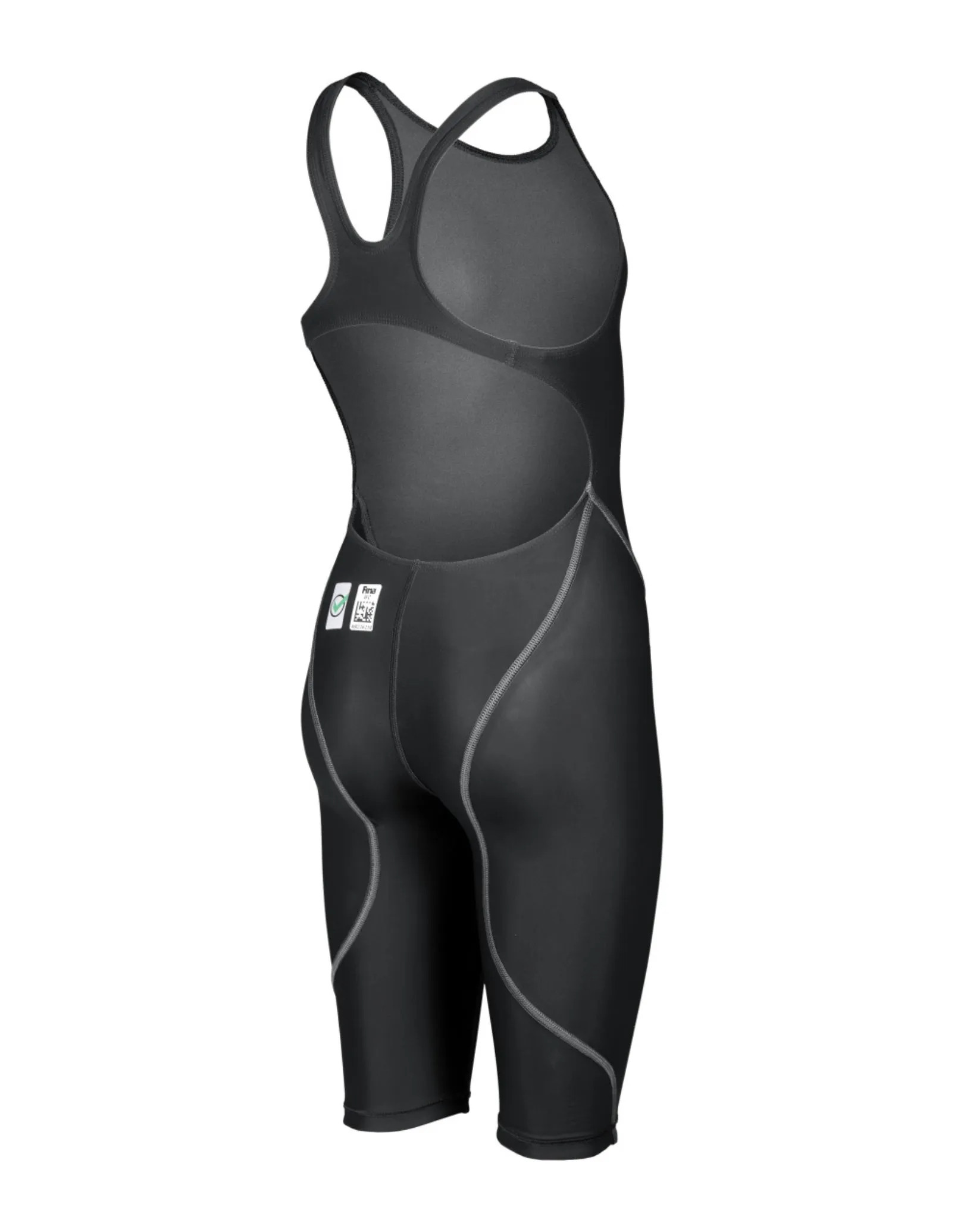 Girls Powerskin ST NEXT Open Back - Black