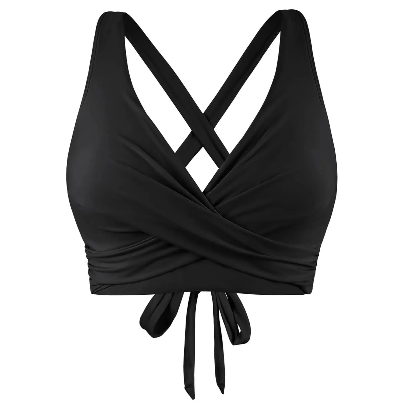 Girls Swimsuits with Padding Women Lace Up Swimwear Tops Underwire Full Coverage Bikini Top Push Up Ladies Swimsuits with Shorts