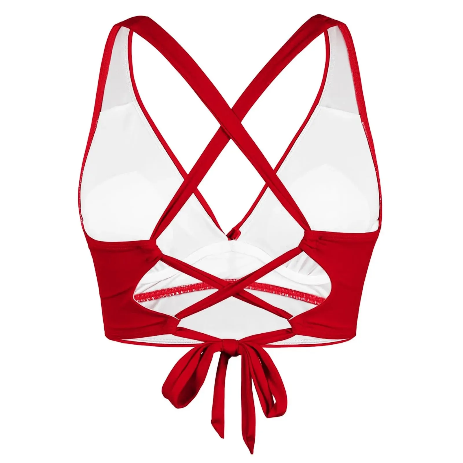 Girls Swimsuits with Padding Women Lace Up Swimwear Tops Underwire Full Coverage Bikini Top Push Up Ladies Swimsuits with Shorts