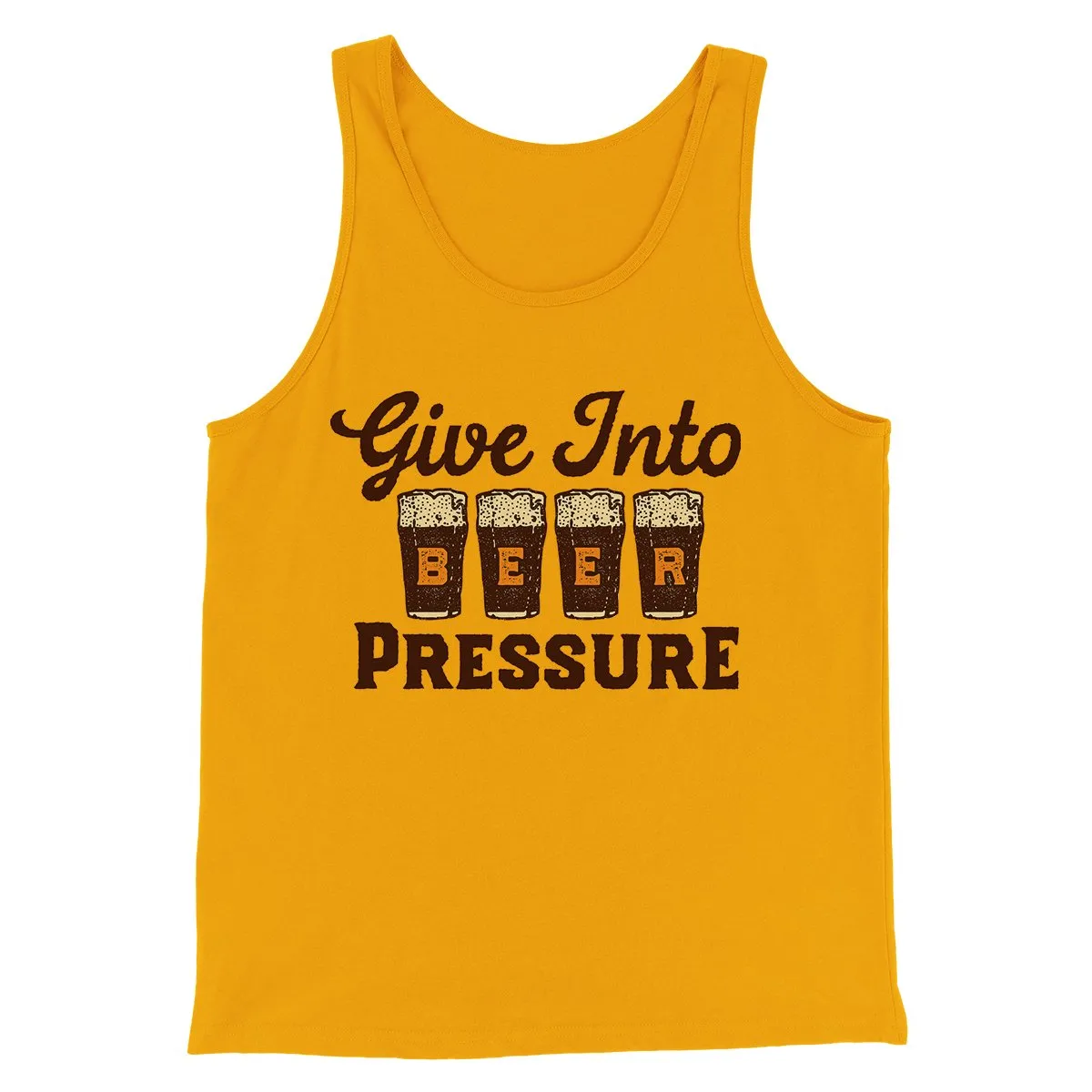 Give Into Beer Pressure Men/Unisex Tank Top