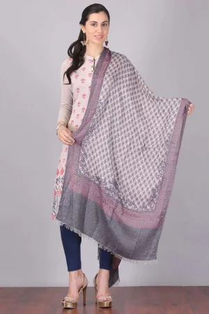 Grey Printed Shawl