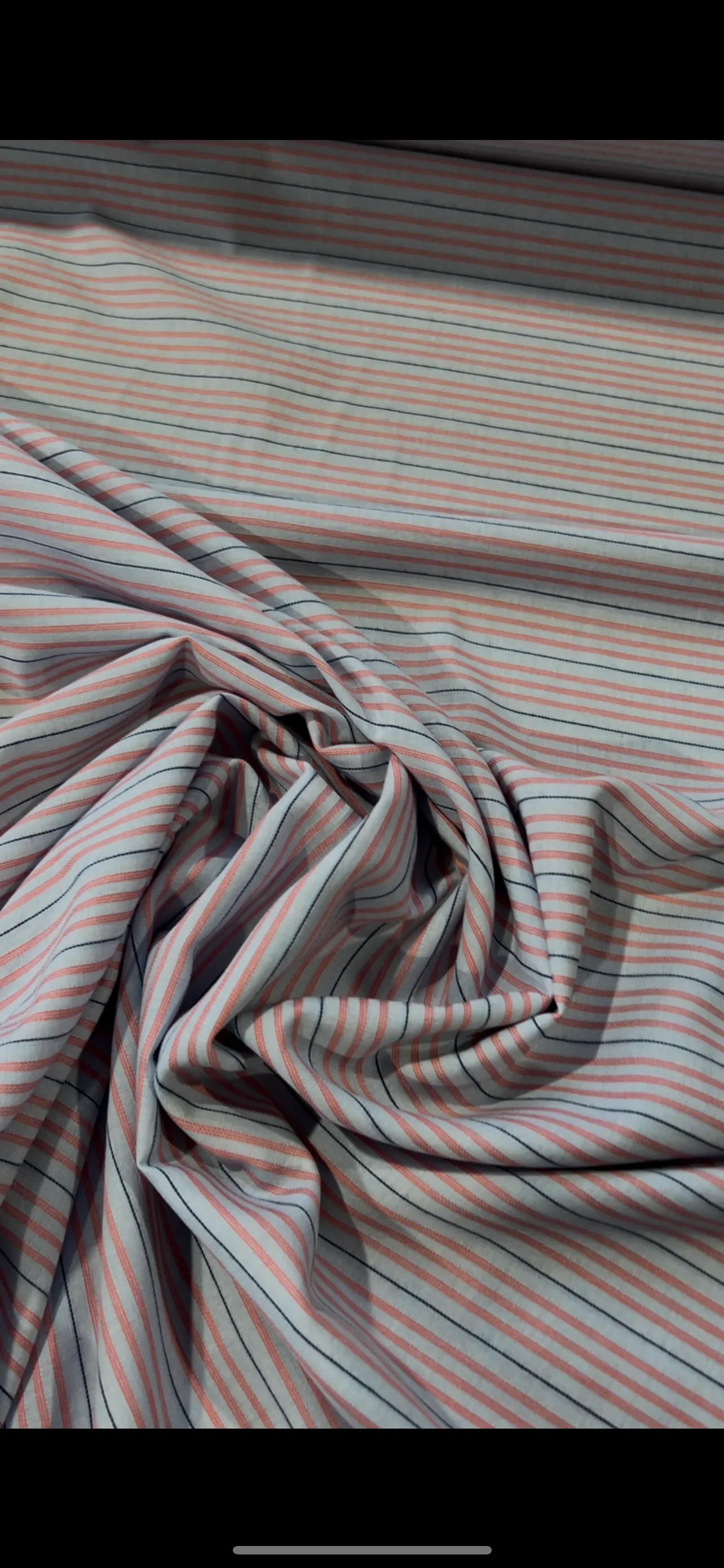 H01 NIKOS 016 woven cotton stripes baby blue/pink