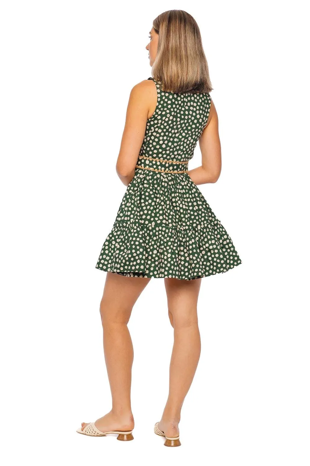 Hannah Sleeveless Belted Mini Dress
