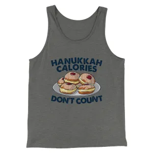 Hanukkah Calories Don't Count Funny Hanukkah Men/Unisex Tank Top
