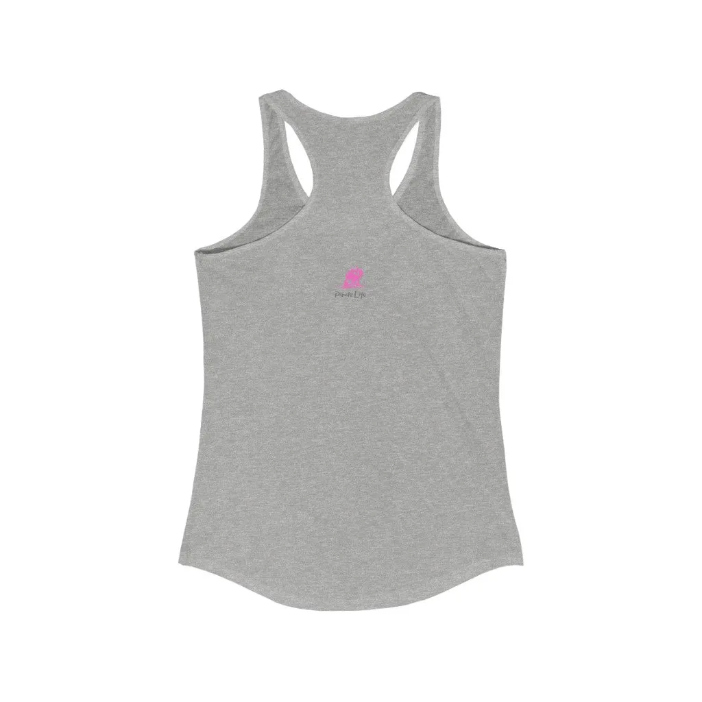 Happiness comes in Waves Slim Fit Tank
