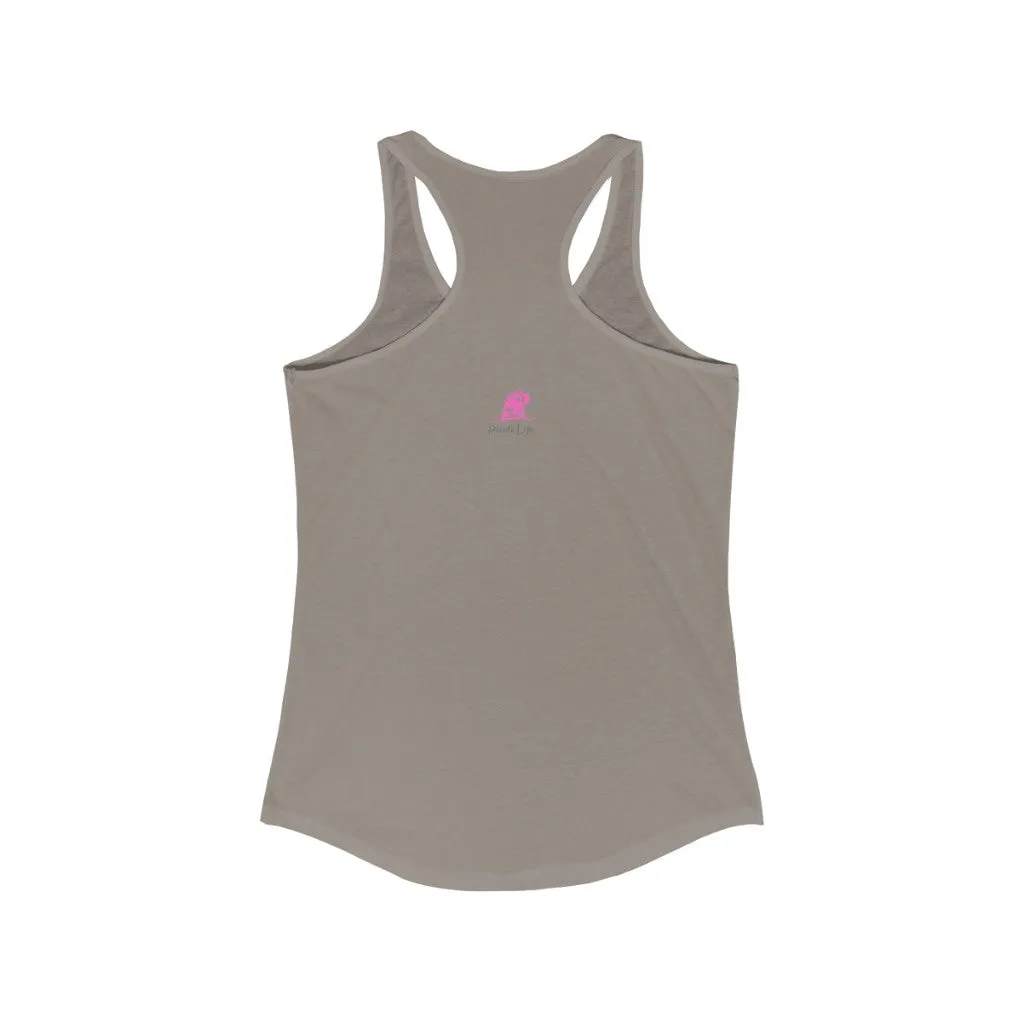 Happiness comes in Waves Slim Fit Tank