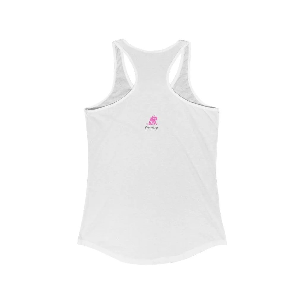 Happiness comes in Waves Slim Fit Tank
