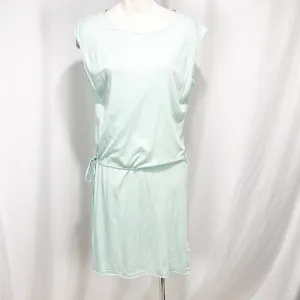 HARTFORD Seafoam Green Belted Shirt Sleeveless Dress size 4