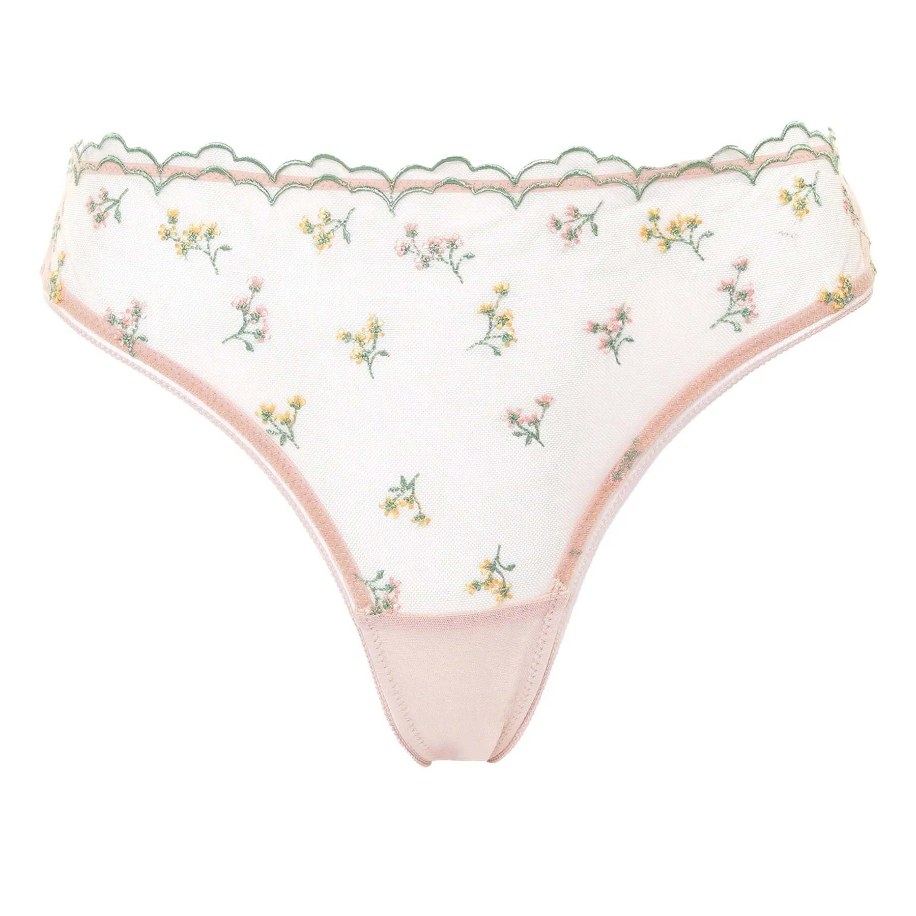 Huit Romantique Sheer Tanga