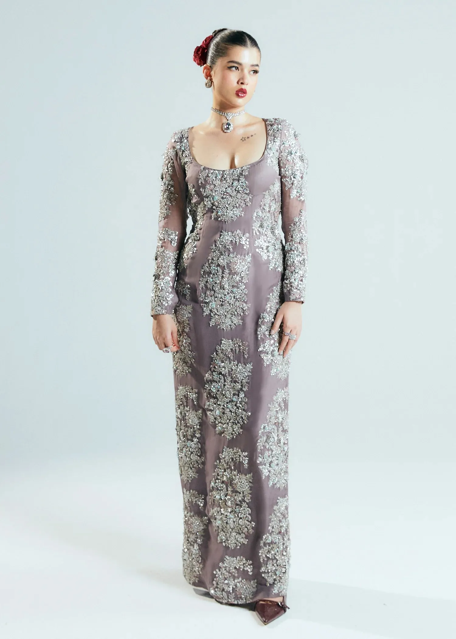 Hussain Rehar Wedding Festive Organza Embroidered Collection MYSTIC