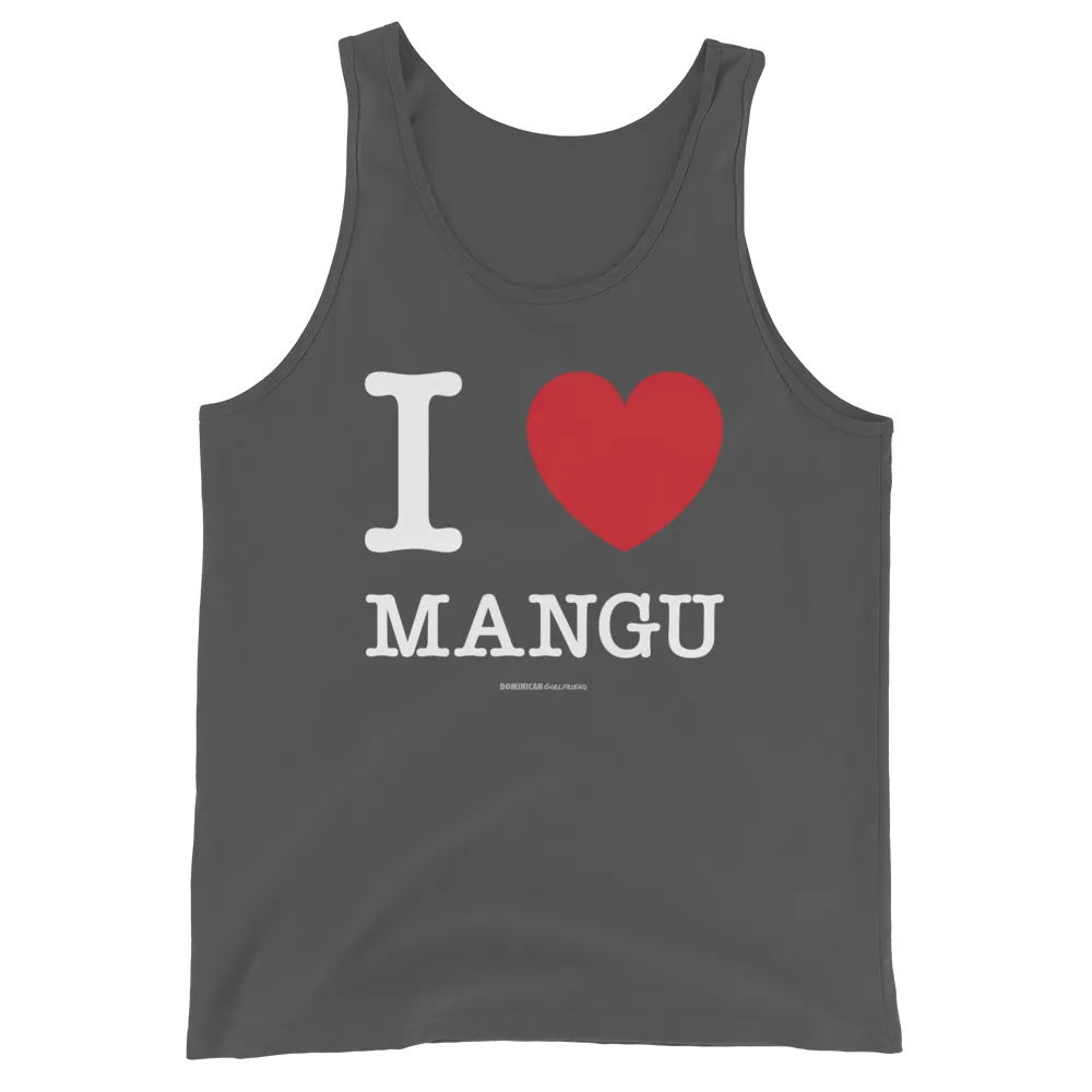I Love Mangu Unisex Tank Top