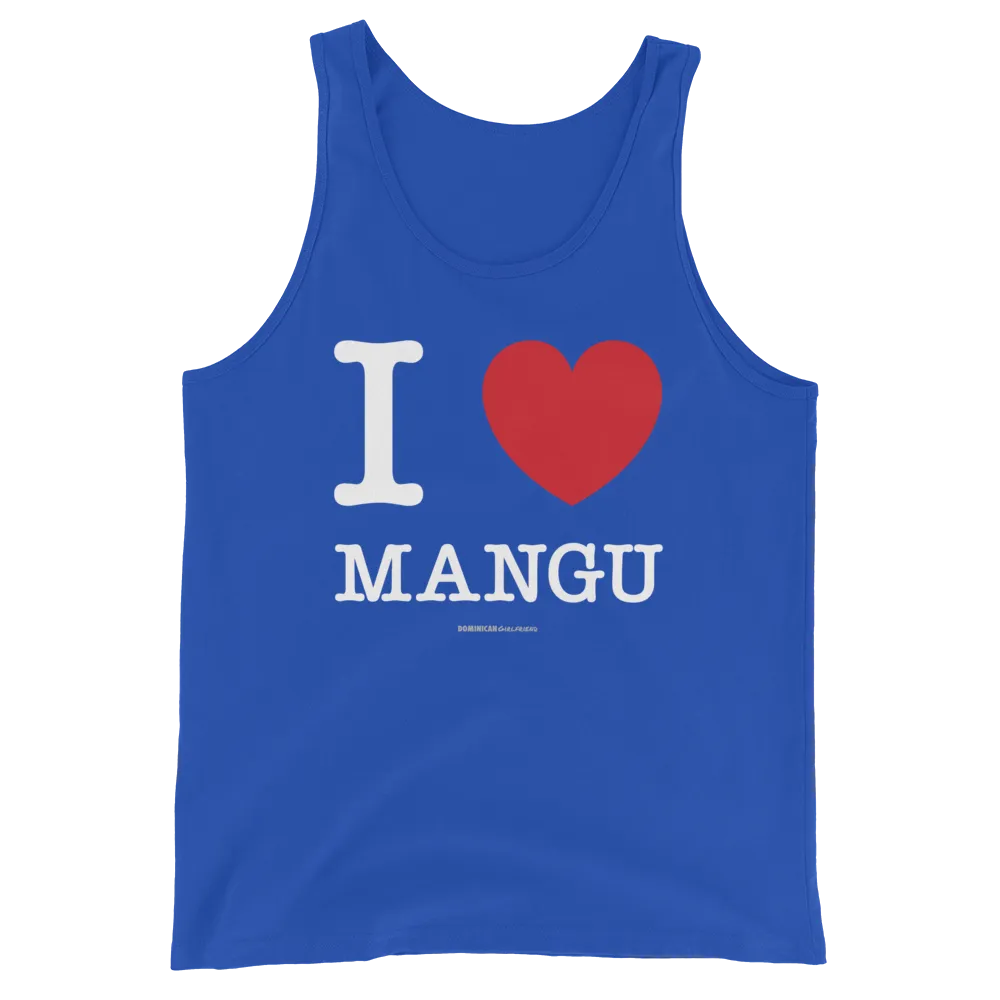 I Love Mangu Unisex Tank Top