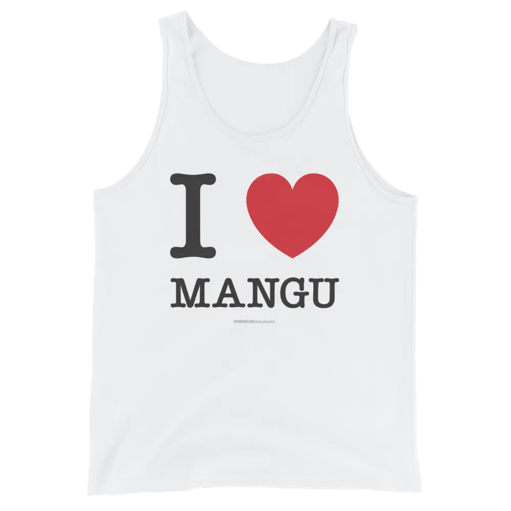 I Love Mangu Unisex Tank Top