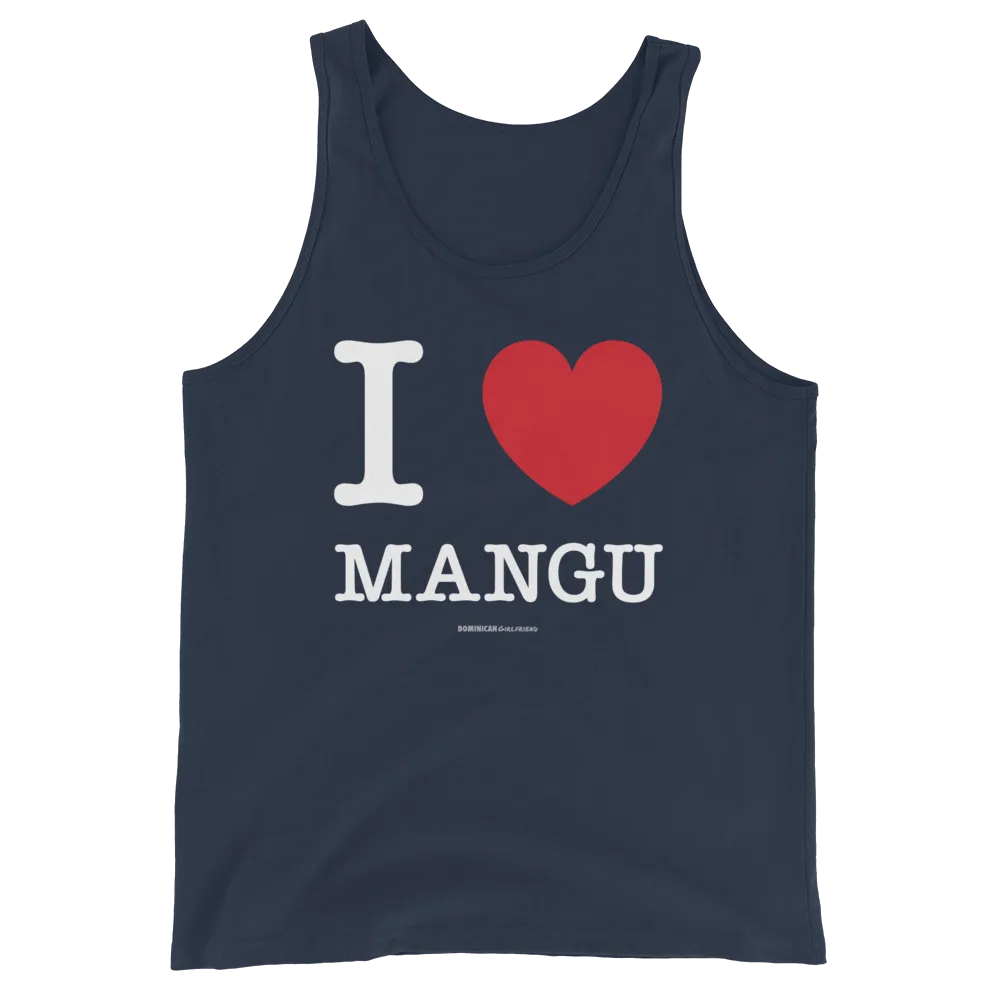 I Love Mangu Unisex Tank Top