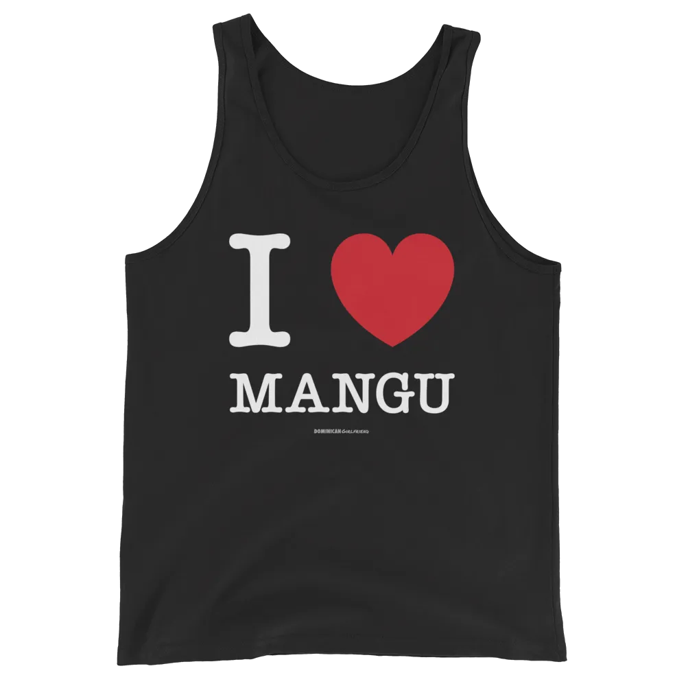 I Love Mangu Unisex Tank Top