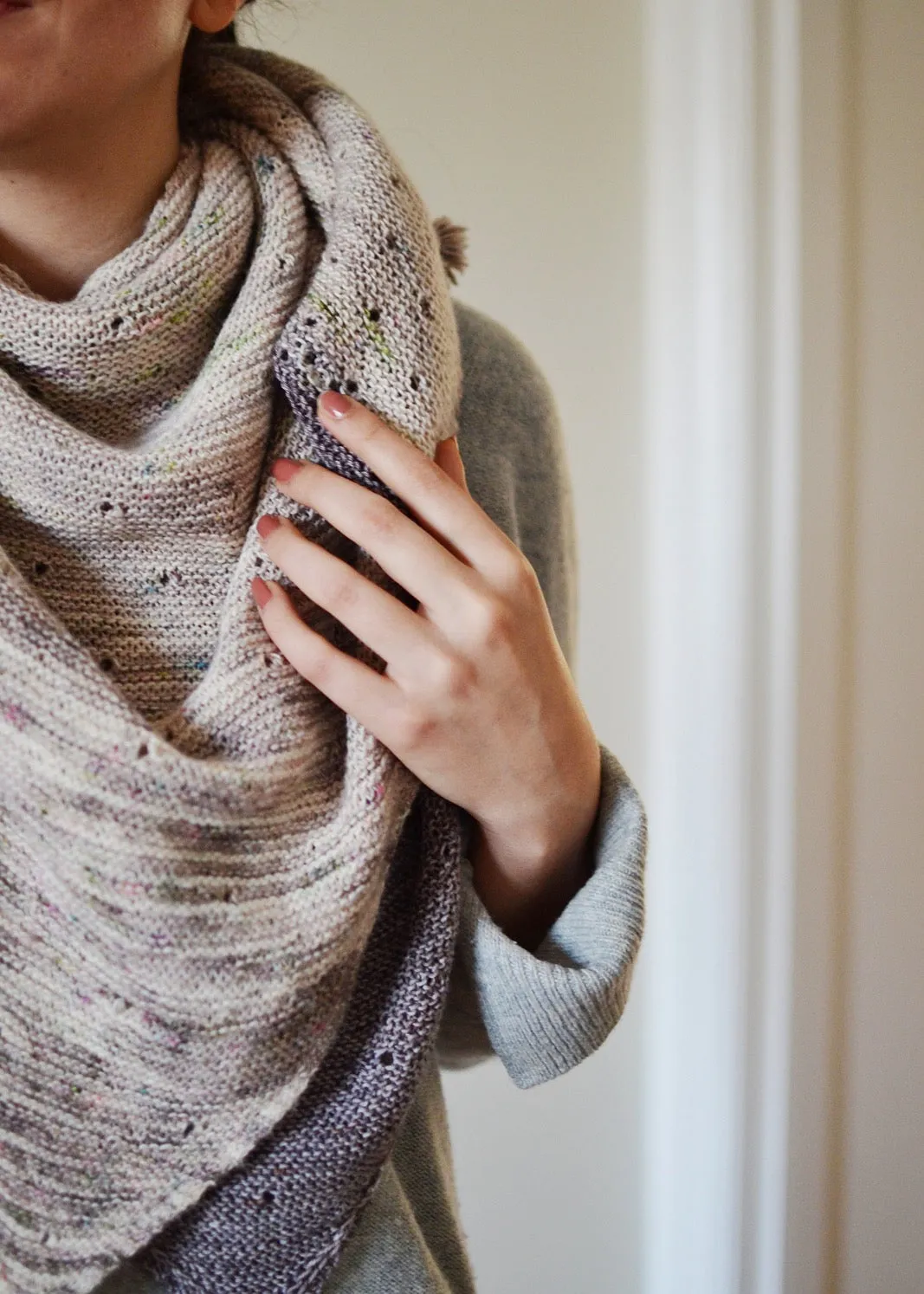I Smell Snow Shawl, Mandarine's Knitting Pattern