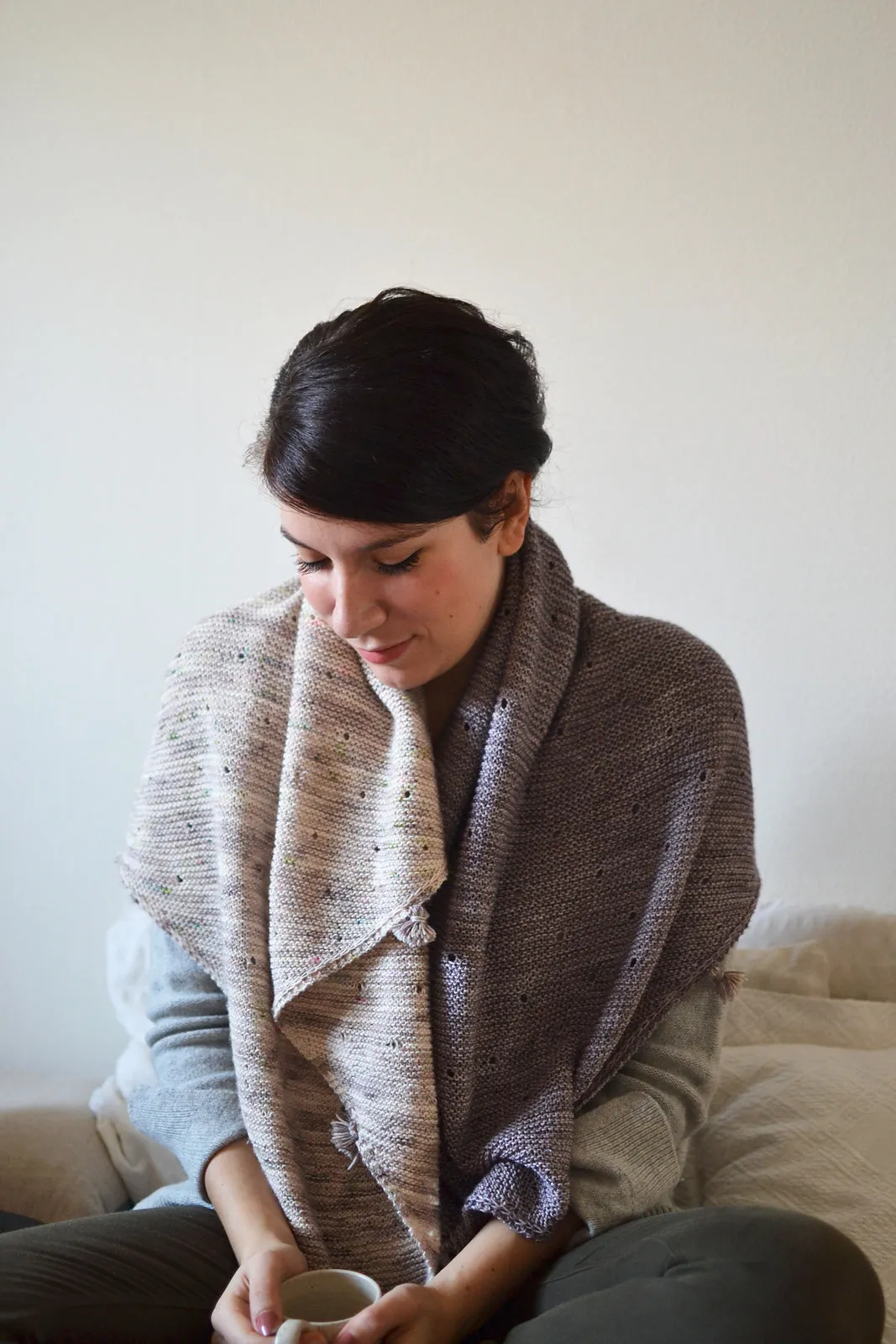 I Smell Snow Shawl, Mandarine's Knitting Pattern