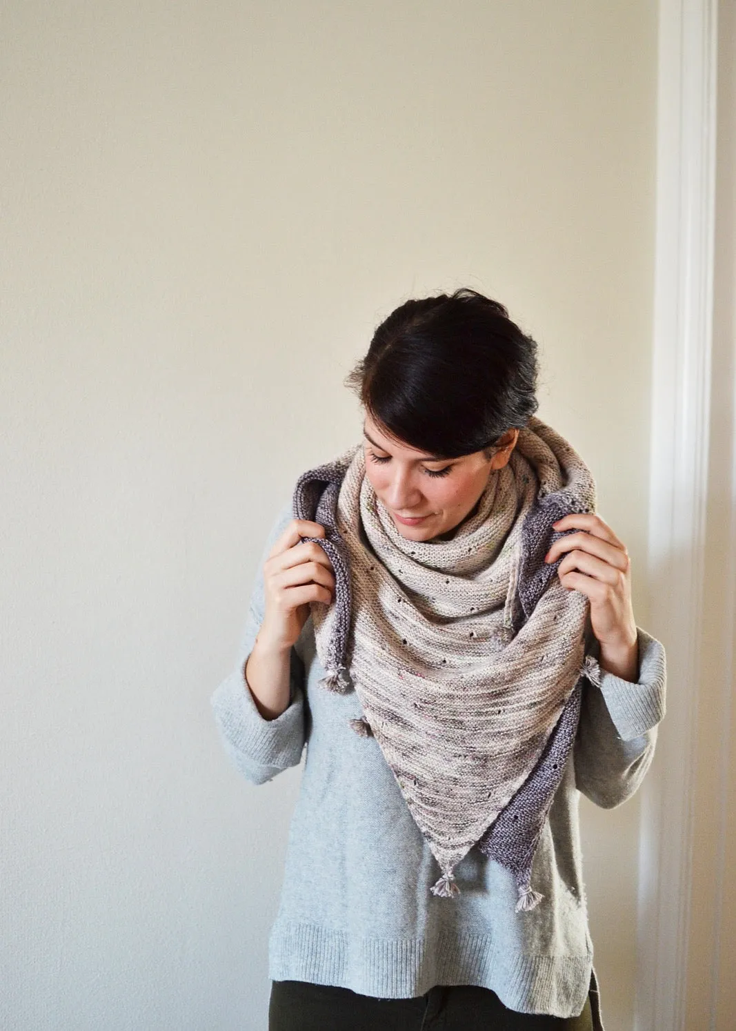 I Smell Snow Shawl, Mandarine's Knitting Pattern