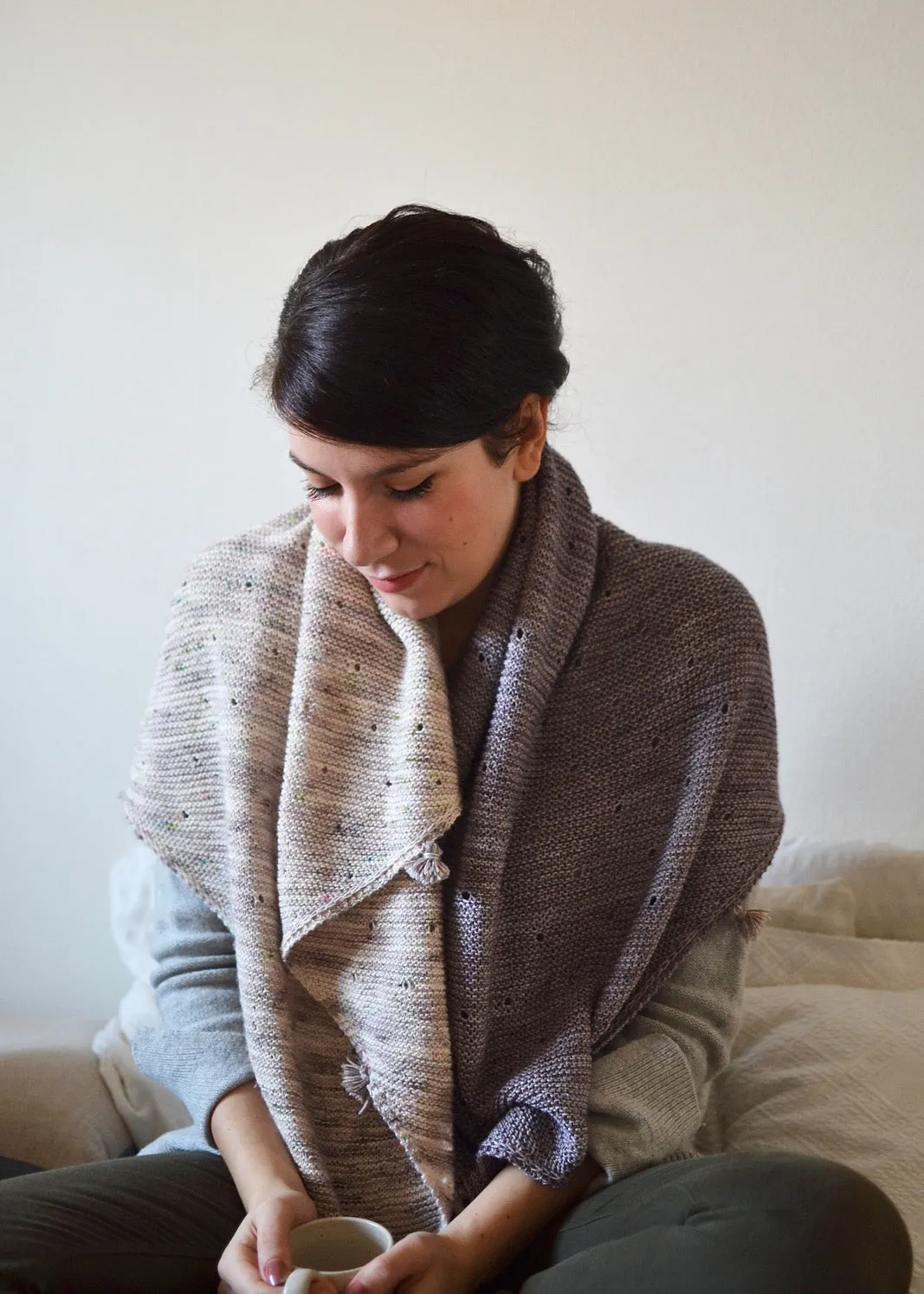 I Smell Snow Shawl, Mandarine's Knitting Pattern