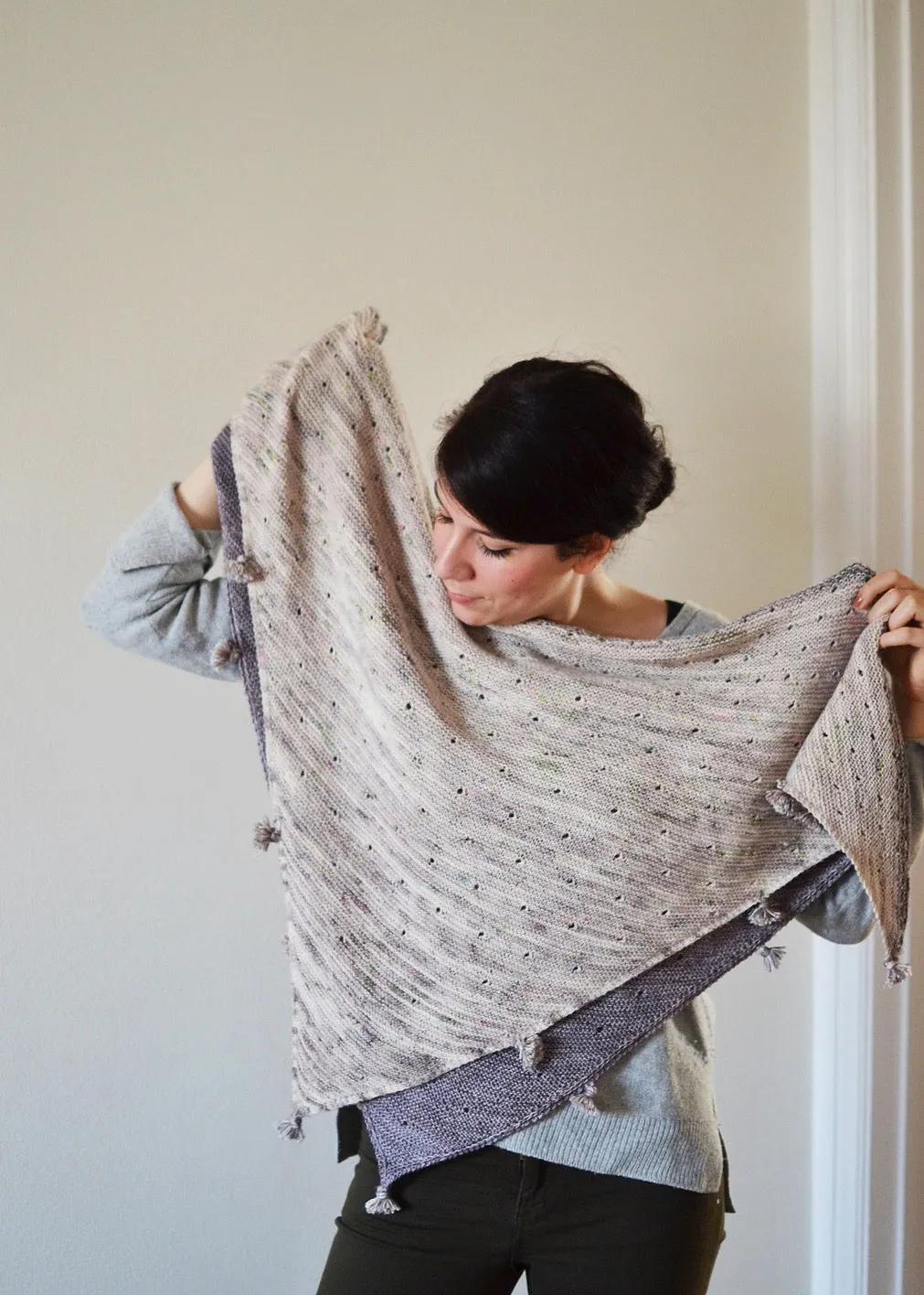 I Smell Snow Shawl, Mandarine's Knitting Pattern