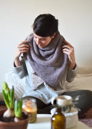 I Smell Snow Shawl, Mandarine's Knitting Pattern