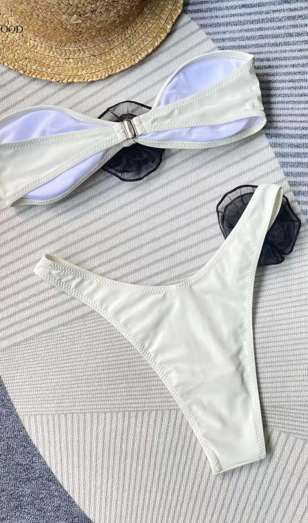 JANE MESH FLOWER BIKINI SET