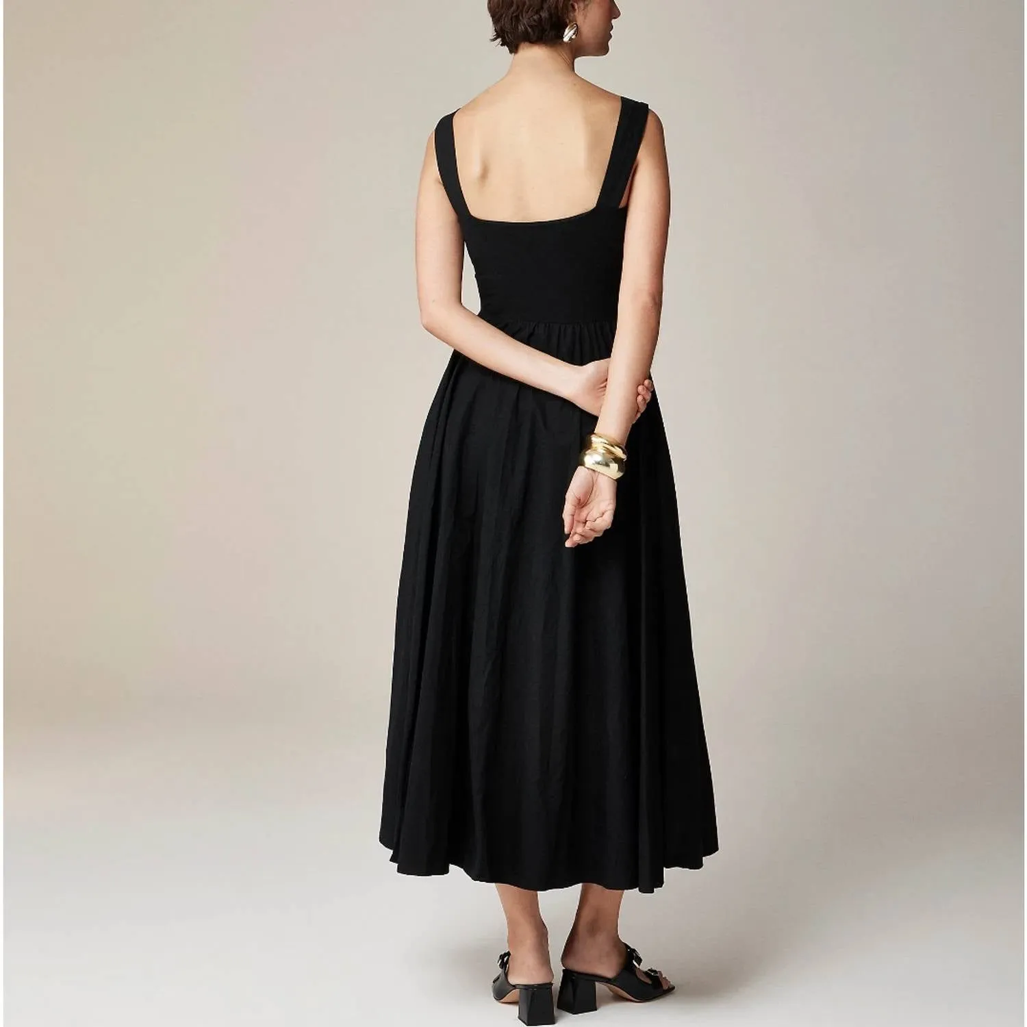 J.Crew - Sweetheart Tank Dress With Poplin Skirt