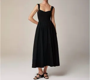 J.Crew - Sweetheart Tank Dress With Poplin Skirt