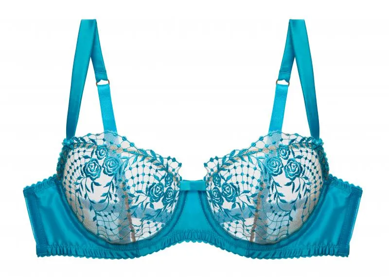 Julie's Roses Underwire Bra - Butterfly Blue -