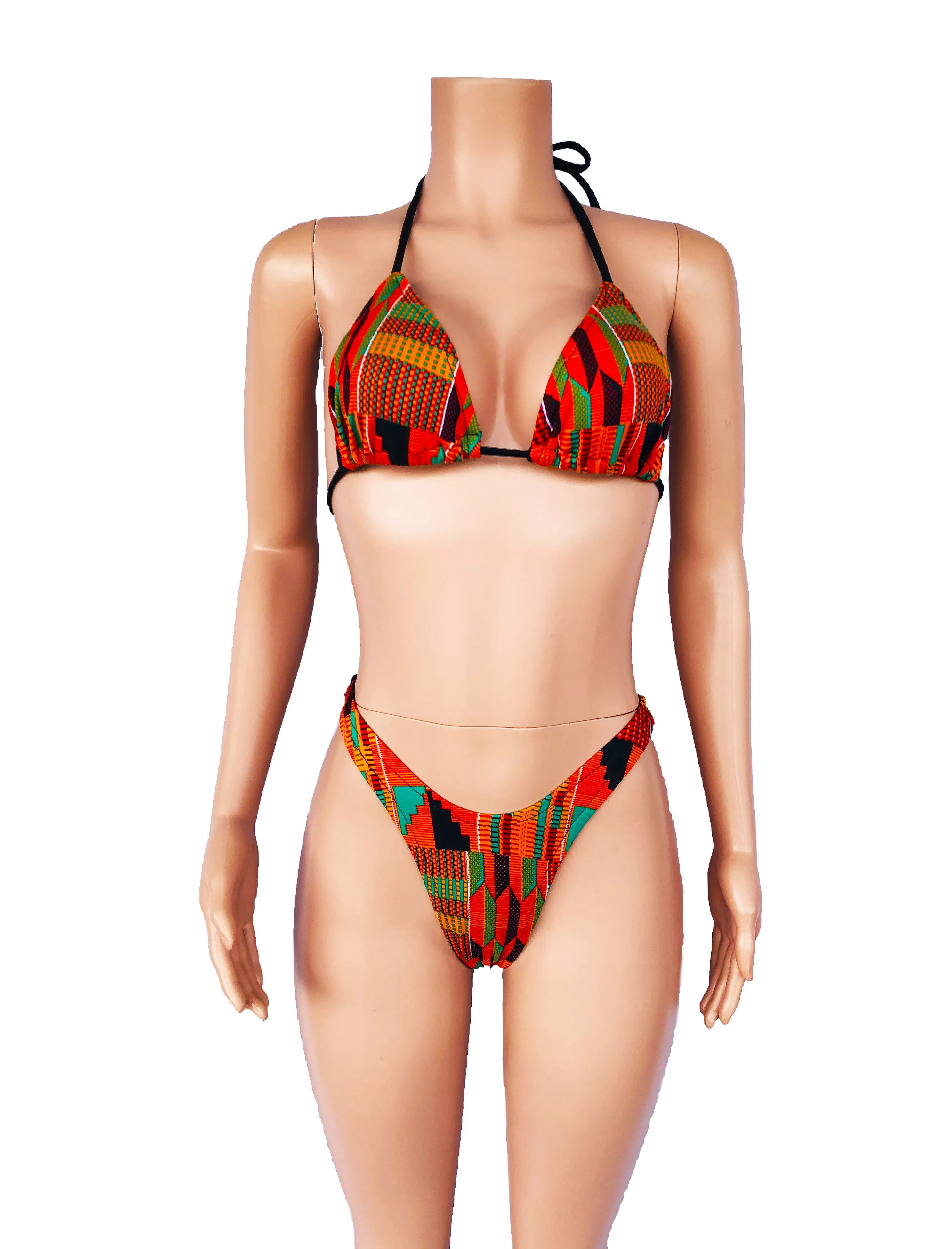 KENTE brazilian cut bottoms  XS