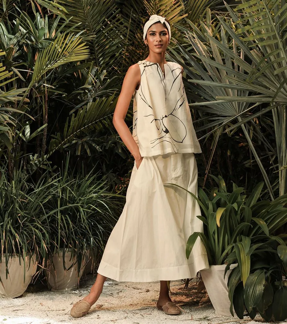 Khara Kapas   -   Set- Skirt   Top Together We Shine Set- Skirt   Top Together We Shine - Another Day in Paradise