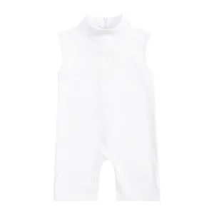 Kids Tales Girl's Playsuit -  White