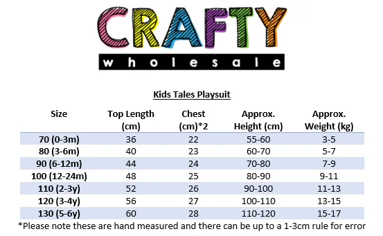 Kids Tales Girl's Playsuit -  White