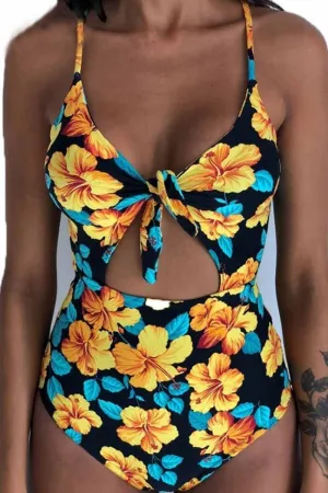 Knot One-piece Swimwear( 2 colors)