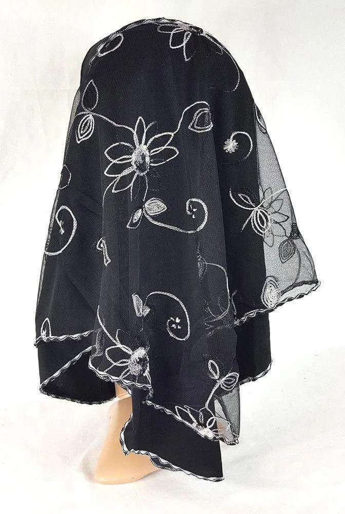 Lace Crystal Hemp Muslim Girl Amira Hijab Islamic Scarf Shawls Perfect Teenagers