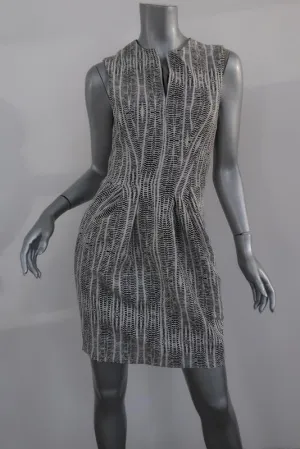 L'Agence Black And White Sleeveless Dress Sz 6