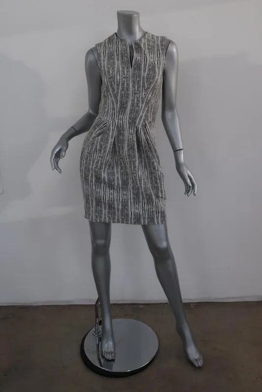 L'Agence Black And White Sleeveless Dress Sz 6