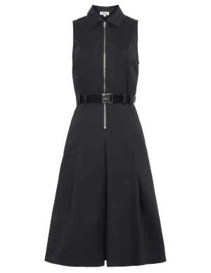 L'Agence Kylo Poplin Belted Shirt Dress