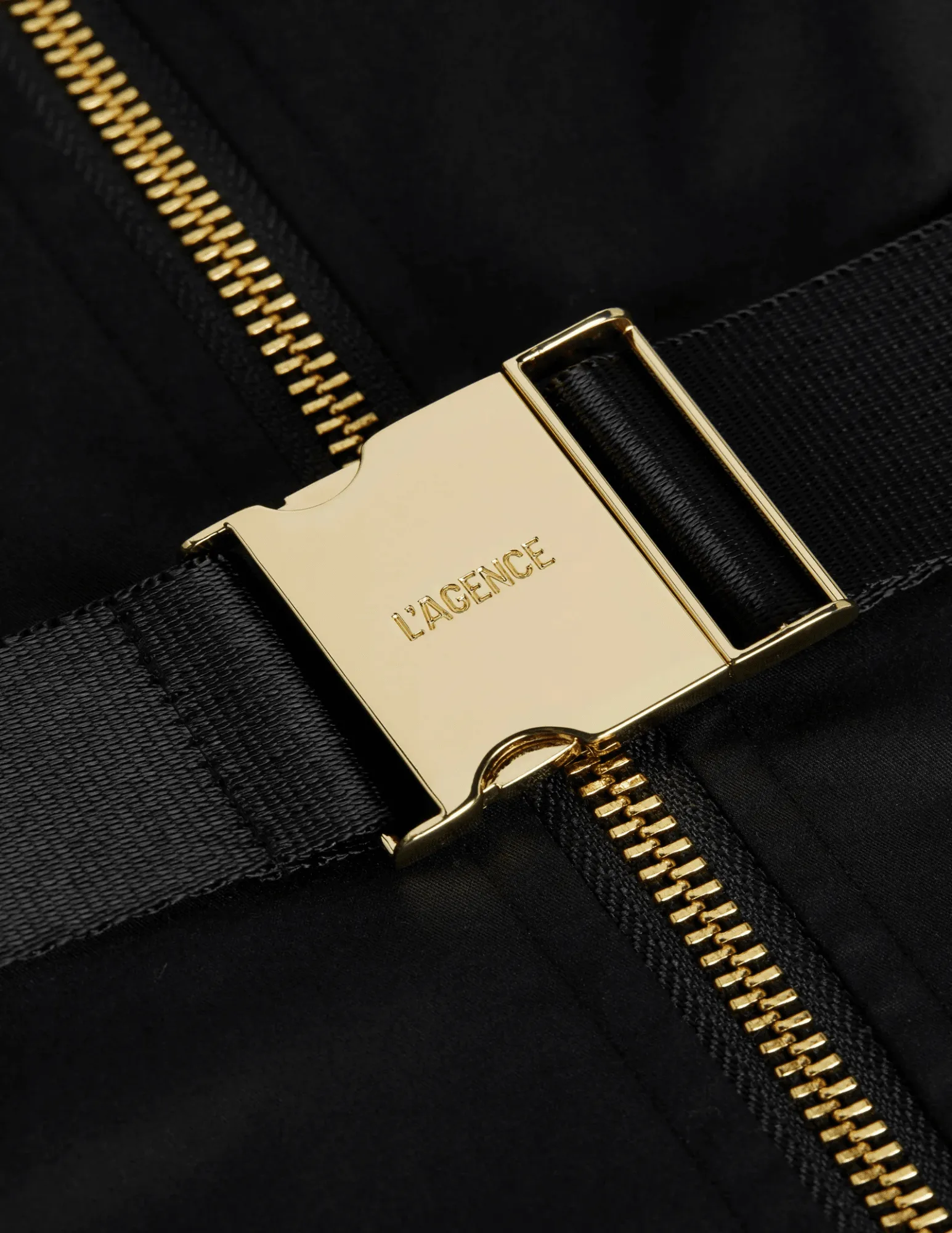 L'Agence Kylo Poplin Belted Shirt Dress