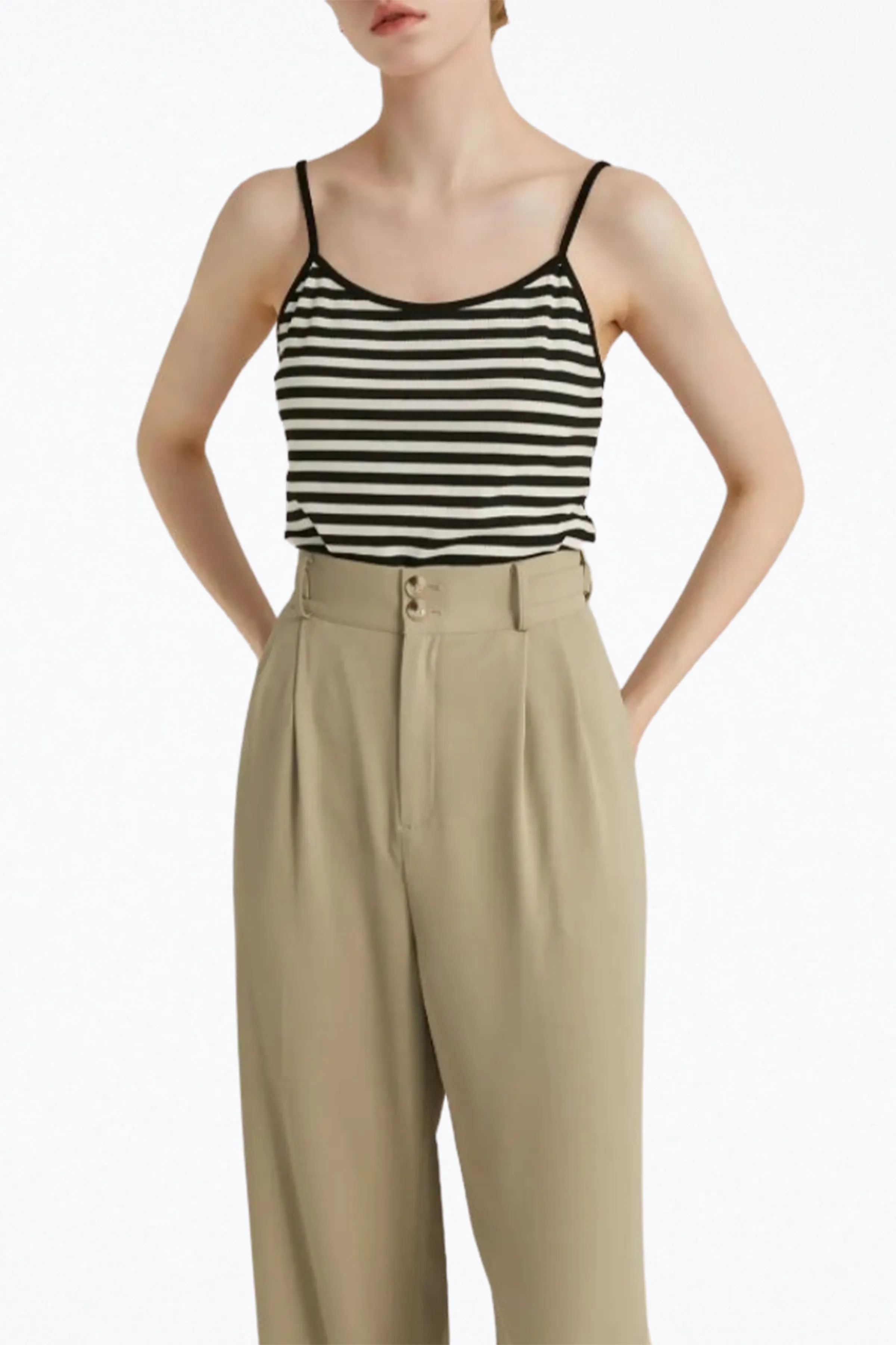 LAVERNE CONVERTIBLE CROPPED CUTOUT TANK BOLERO SET