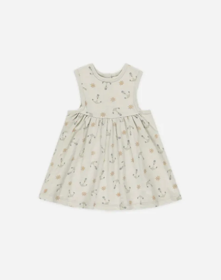 Layla Dress - Anchors