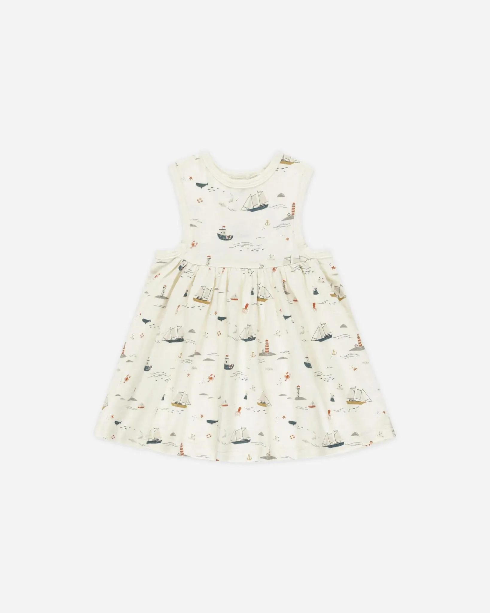 Layla Dress - Anchors