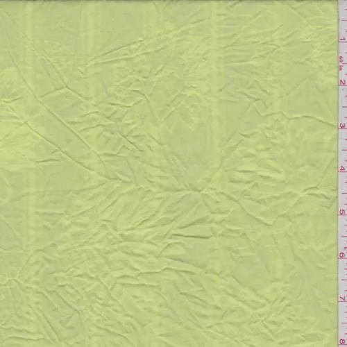 Lemon Lime Floral Burnout Shirting Fabric