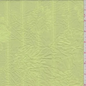 Lemon Lime Floral Burnout Shirting Fabric