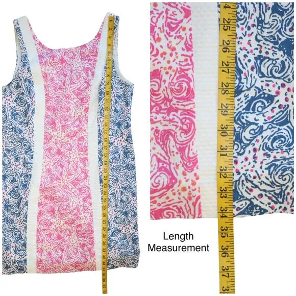 Lilly Pulitzer Delia Shift Dress Size 8 97386