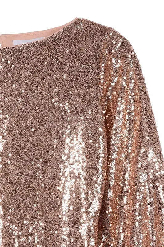 Lilou Sequin mini dress