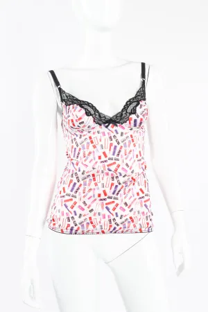 Lipstick Print Camisole