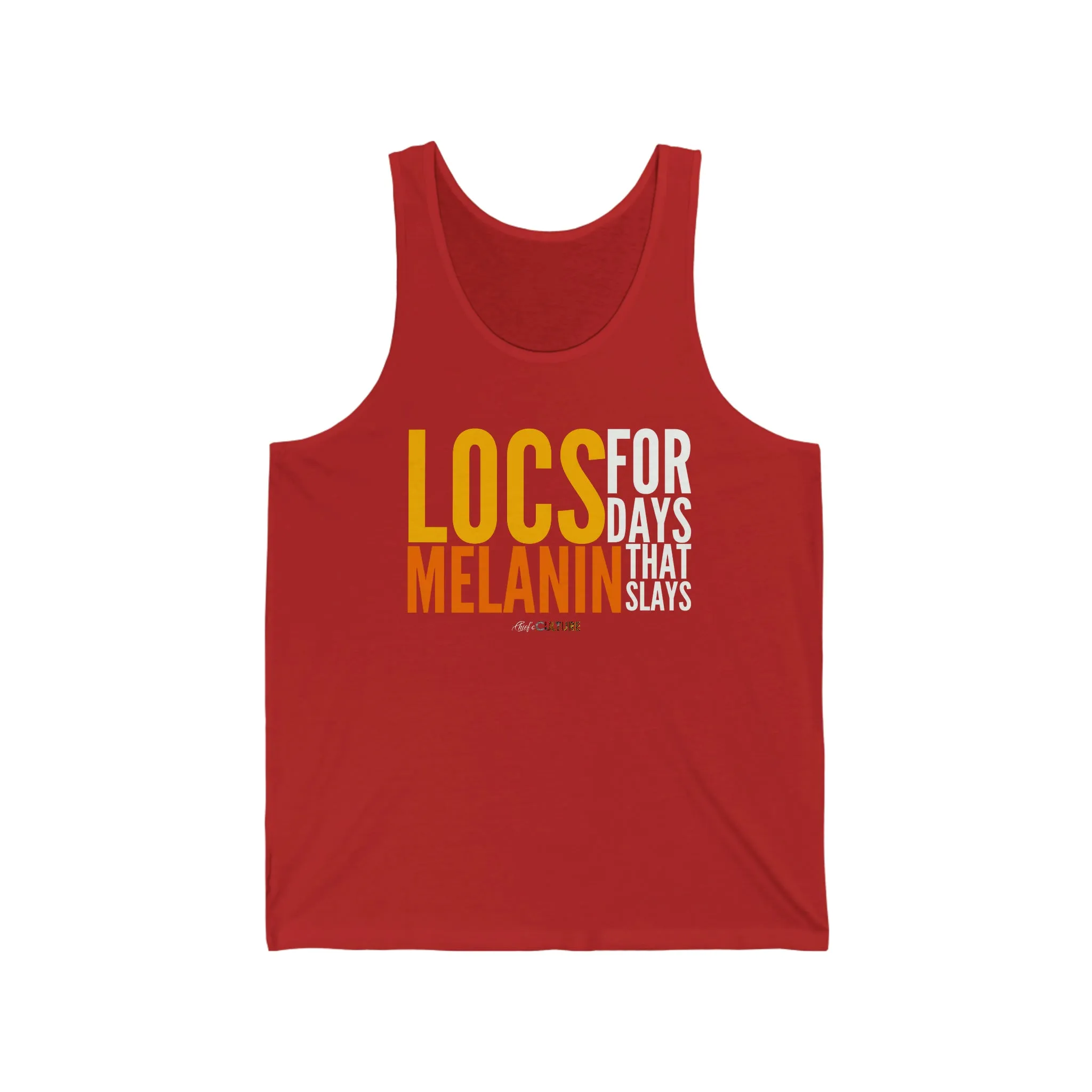 LOCS FOR DAYS Unisex Jersey Tank