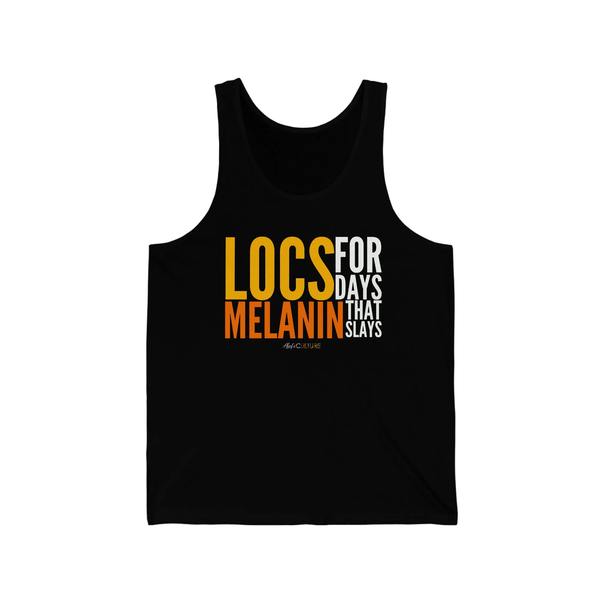 LOCS FOR DAYS Unisex Jersey Tank